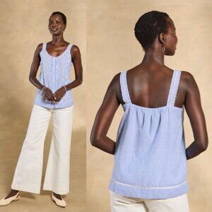 Sundance Lea Kerchief Camisole Tank NWT in Sky Blue XXL